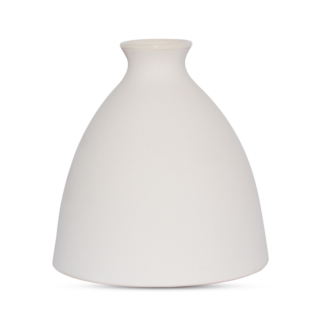 Edysian Ceramic Reed Diffuser Pot/Flower Pot (White) for Home Fragrance with 4 Natural Reeds Sticks of 7",3 Spiral Reed Sticks and 1 Flower Stick…