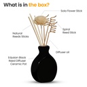 Black Ceramic Reed Diffuser Set -  Split