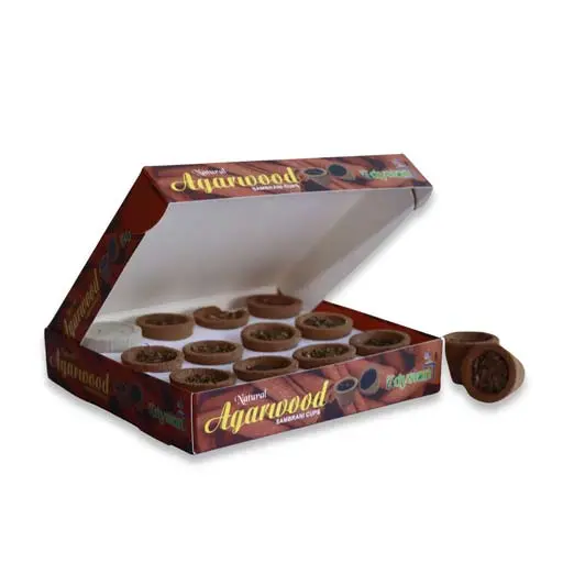 Natural Agarwood Sambrani Dhoop Cups